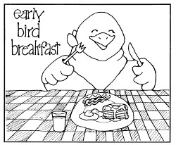 Early bird breakfast